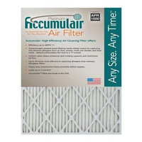 Accumulair Platinum 10x10x1 (9.5x9.5) MERV 11 Air Filter/Furnace Filters (2 pack)