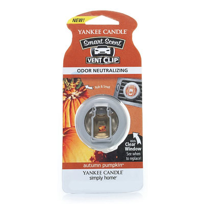 Yankee Candle simply home Autumn Pumpkin Car Vent Clip