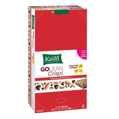 Kashi GOLEAN Bar Crunchy! Chocolate Peanut, 1.76-Ounce Bars (Pack of 12)
