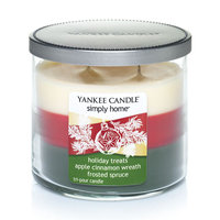 Yankee Candle simply home 10-oz. Tri-Tone Holiday Treats Jar Candle