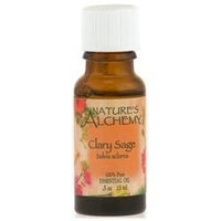 tures Alchemy Pure Essential Oil Clary Sage, 0.5 oz, Nature's Alchemy