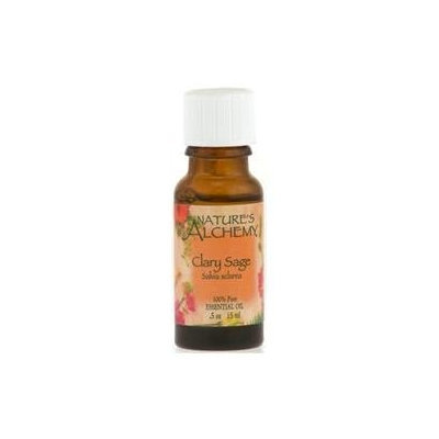 tures Alchemy Pure Essential Oil Clary Sage, 0.5 oz, Nature's Alchemy