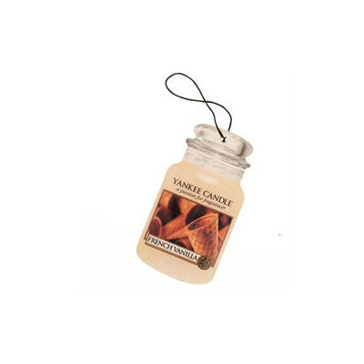 Yankee Candle Car Jar Hanging Air Freshener French Vanilla Scent