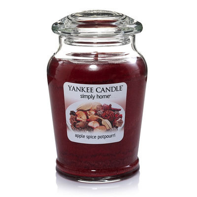 Yankee Candle simply home Apple Spice Potpourri 19-oz. Jar Candle (Brown)