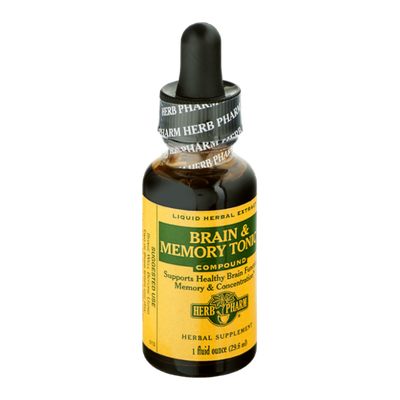 Herb Pharm Brain & Memory Tonic Liquid Herbal Extract