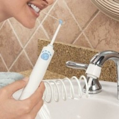 Profloss WaterJet Oral Irrigator Dental Water Floss - No Batteries or Outlet Needed!