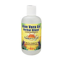 Nature's Life Aloe Vera Gel, Lavender, 8 Ounce (Pack of 2)