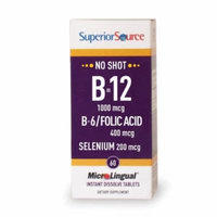 Superior Source Vitamin B12/B6/F. Acid/Selenium (60 tablets)