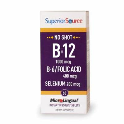 Superior Source Vitamin B12/B6/F. Acid/Selenium (60 tablets)