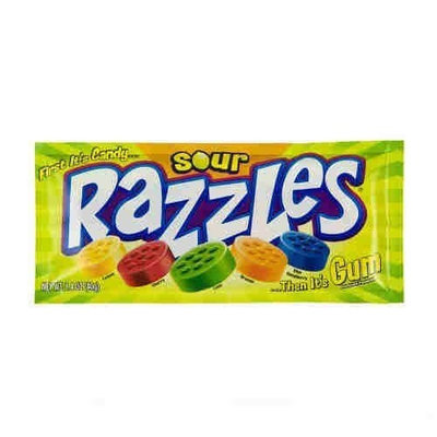 Concord Confections Razzles Candy/Gum - 1.4 oz (24 pack)