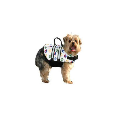 Paws Aboard Doggy Life Jacket Large Nautical