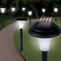Trademark Poker Trademark Tools Set of 8 Bright Solar Accent Lights - Cordless