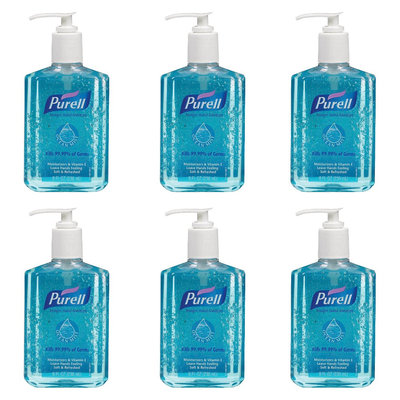 Quest Purell Instant Hand Sanitizer Ocean Mist - 8 oz (6 Pack)