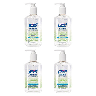 Quest Purell Advanced Green Certified Instant Hand Sanitizer - 12 oz (4 Pack)