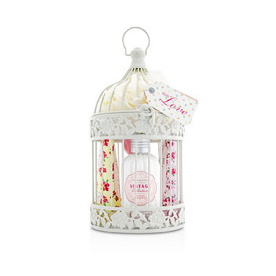 Heathcote & Ivory Vintage Collection Enchanted Birdcage With Assorted Pampering Treats