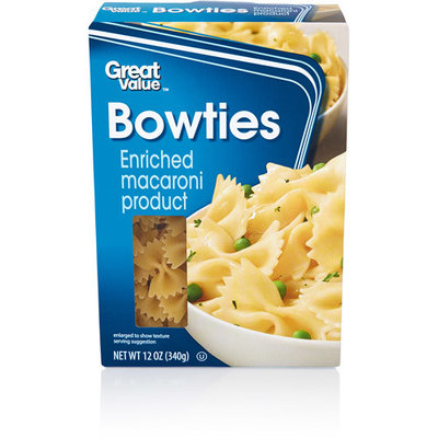 Great Value: Bowties Pasta, 12 oz