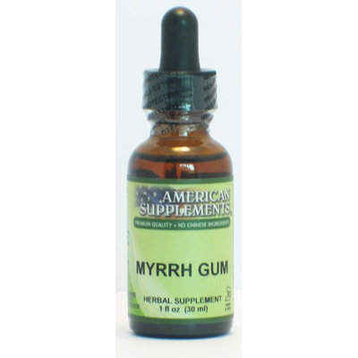 Myrrh Gum No Chinese Ingredients American Supplements 1 oz Liquid