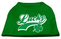 Ahi Lucky Swoosh Screen Print Shirt Emerald Green XXL (18)