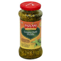 Fazlani 300 G. Spicy Green Chilli Pickle - Case Of 6