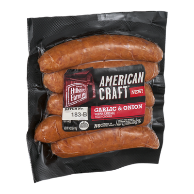 Hillshire Farm American Craft Polish Sausage Garlic & Onion - 5 CT