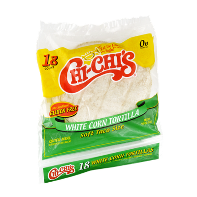 Chi-Chi's Soft Taco Size White Corn Tortilla