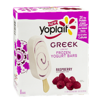 Yoplait® Greek Raspberry Low Fat Frozen Yogurt Bars
