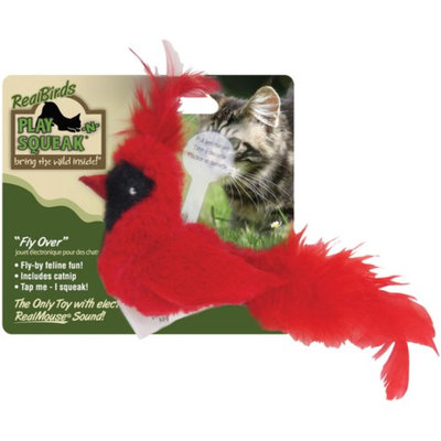 Our Pet's Play-N-Squeak Cardinal/Woodpecker Cat Toy