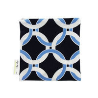 Itzy Ritzy Snack Happens Reusable Snack Bag, Social Circle Blue (Discontinued by Manufacturer)