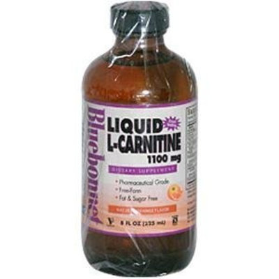 Bluebonnet Liquid L-Carnitine 1100 mg, Orange, 8 Fluid Ounce
