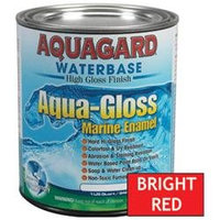 Aquagard Aqua Gloss Waterbased Enamel - Quart - Bright Red
