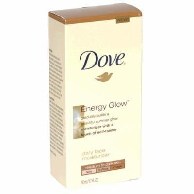 Dove Energy Glow Daily Face Moisturizer With Self-Tanner Medium To Dark Skin