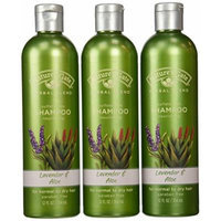 Nature's Gate Organics Shampoo, Lavender & Aloe, 12-Ounce Bottles (Pack of 3)