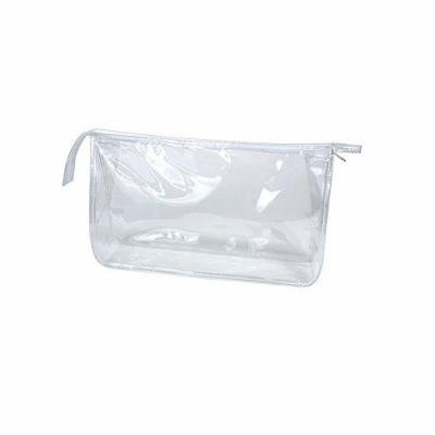 Clear Vinyl Rectangular Travel/Cosmetic Bag
