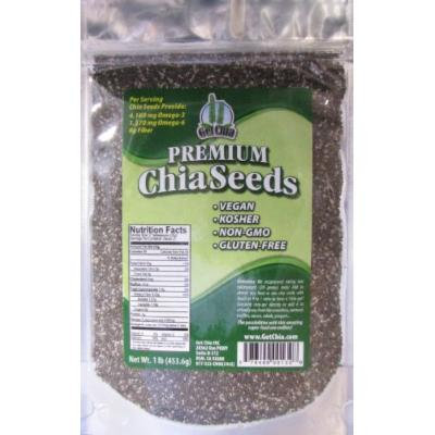 Get Chia Brand 1 Pound Chia Seeds 1 Pound Bag