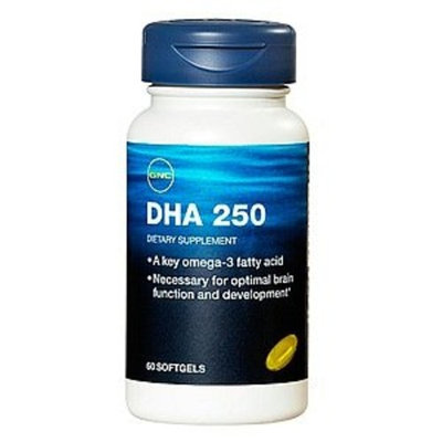 GNC DHA 250, Softgel Capsules, 60 ea
