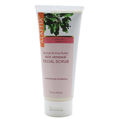 Alaffia - Skin Renewal Facial Scrub Baobab & Shea - 3.4 oz.