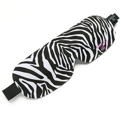 Earth Therapeutics Zebra Sleep Mask (Earth/White/Black)
