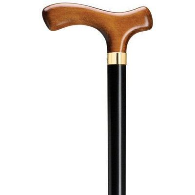 Harvy Men Cherry Stained And Scorched Fritz Cane Black Maple -Affordable Gift! Item #DHAR-9766309