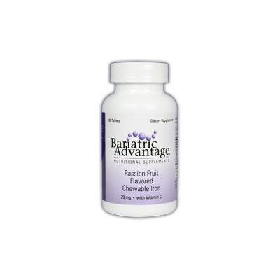 Bariatric Advantage Chewable Iron Passion Fruit 90 Ct