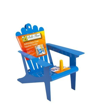 Belle Fleur Bird Feeders Belle Fleur 50116 Adirondack Chair Squirrel Feeder, Mint Green