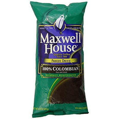 Maxwell House Colombian Freeze Dried Decaffeinated Coffee