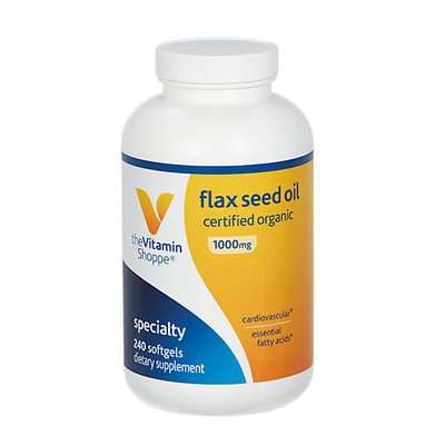 The Vitamin Shoppe Organic Flax Seed Oil