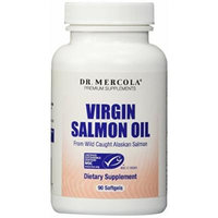 Mercola'a Fish Oil 100% Virgin Salmon Oil 90 Softgels