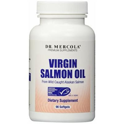 Mercola'a Fish Oil 100% Virgin Salmon Oil 90 Softgels