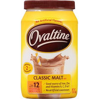 Nestlé Ovaltine Classic Malt Beverage, 12-Ounce Canisters (Pack of 6)