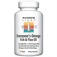 Rainbow Light Nutritional Systems Rainbow Light Everyone's Omega Fish & Flax Oil Softgels