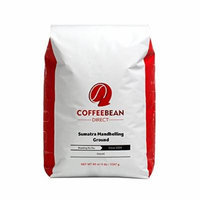 Coffee Bean Direct Sumatra Mandheling Ground Coffee, 5-Pound Bag