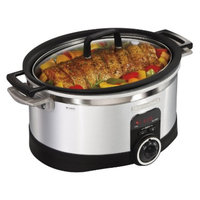 Hamilton Beach Stovetop Slow Cooker - Black/Silver (6 quart)