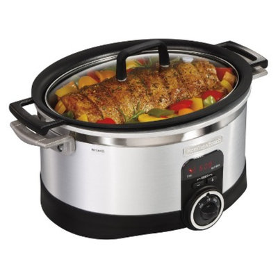 Hamilton Beach Stovetop Slow Cooker - Black/Silver (6 quart)