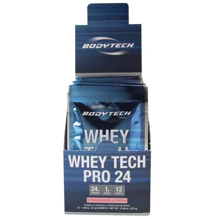BodyTech Whey Pro 24 Protein Powder, Strawberries & Cream Reviews 2019